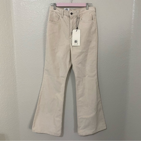 Levi’s 70s Flare Corduroy Cream Pants - Picture 4 of 8